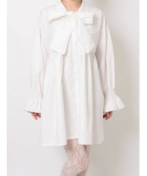 merry jenny | タイリボンミニワンピース(ワンピース)