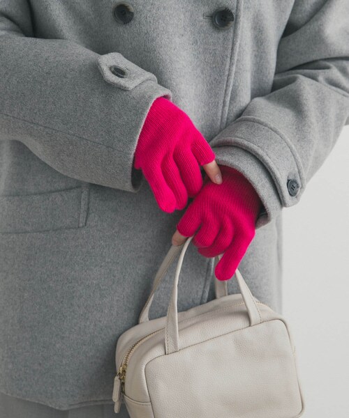 URBAN RESEARCH DOORS（アーバンリサーチドアーズ）の「WILLIAM BRUNTON　3ply Long Gloves（ベルト・レディース・グレー/ベージュ/ピンク・Free）」の18枚目の写真