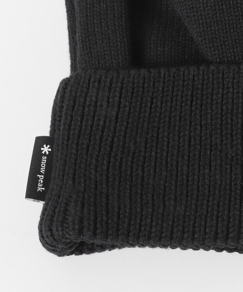 URBAN RESEARCH DOORS（アーバンリサーチドアーズ）の「Snow Peak Apparel　Rib Knit Cap（ニットキャップ/ビーニー・メンズ・LightBrown/BLACK/NAVY/OLIVE・one）」の7枚目の写真