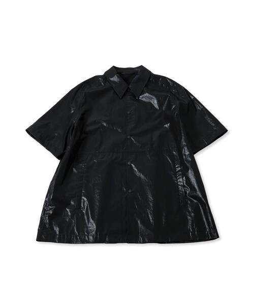 ADAM ET ROPE'（アダムエロペ）の「2WAYスリーブコーティングシャツブルゾン（ブルゾン・レディース・ブラック/カーキ・F）」の20枚目の写真