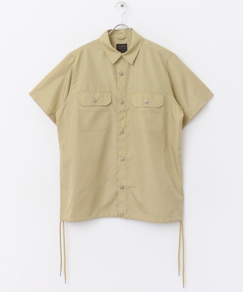ITEMS URBANRESEARCH(アイテムズ アーバンリサーチ)の「TAION Military Half Sleeve Shirts(シャツ/ブラウス・メンズ・BLK/OLV/D.SAGE GRN/CREAM/L.BRN・M/L)」の12枚目の写真