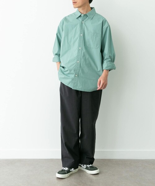 URBAN RESEARCH Sonny Label（アーバンリサーチサニーレーベル）の「リネンタッチポリエステルイージーパンツ（その他パンツ・メンズ・ブラック/チャコール/ネイビー・M/L）」の19枚目の写真