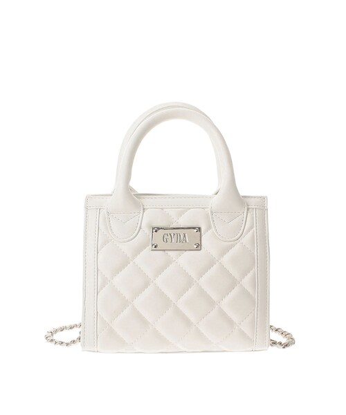 キルティングBOX BAG