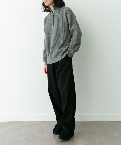 URBAN RESEARCH Sonny Label（アーバンリサーチサニーレーベル）の「裏起毛ユーティリティイージーパンツ（その他パンツ・メンズ・ブラック/チャコール/ブラウン/チャコール2・M/L）」の9枚目の写真