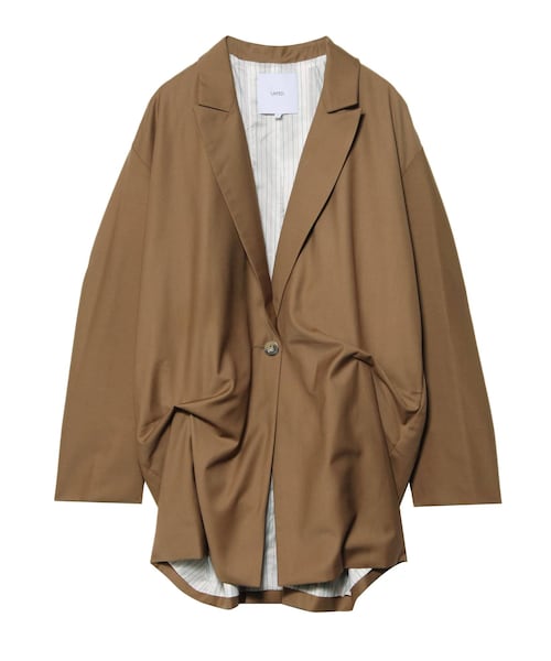 UN3D.(アンスリード)の「TUCK LOOSE JK(テーラードジャケット・レディース・グリーン/キャメル/ブラック・F/38/36)」の6枚目の写真