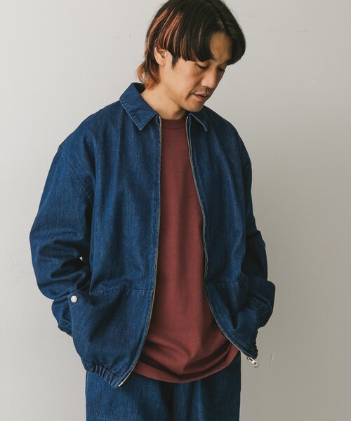 URBAN RESEARCH DOORS(アーバンリサーチドアーズ)の「Denim Zip Blouson(デニムジャケット・メンズ・INDIGO/ONE WASH・M/L/XL)」の8枚目の写真