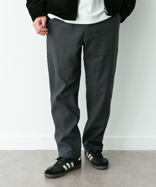 URBAN RESEARCH Sonny Label（アーバンリサーチサニーレーベル）の「裏起毛スリムイージーテーパードパンツ（その他パンツ・メンズ・ブラック/チャコール・S/M/L）」の2枚目の写真