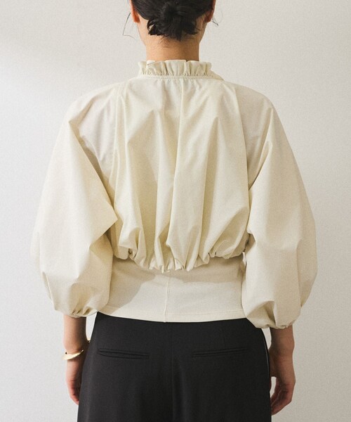 ADAM ET ROPE'(アダムエロペ)の「【サステナブル】ブラウスセットタンクトップ(シャツ/ブラウス・レディース・ブラック系/キナリ系・F)」の19枚目の写真