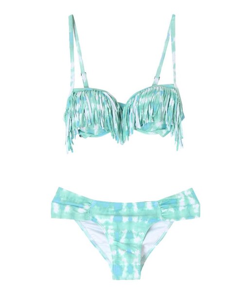 dazzlin（ダズリン）の「【goods】dazzlin×ROXY PEACOCK　BIKINI（水着・レディース・ネイビー/ブルー/ピンク・M/S）」の4枚目の写真