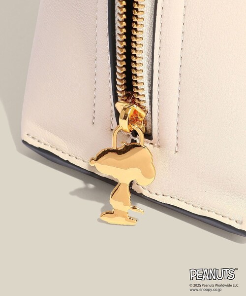 ROPE'（ロペ）の「【WEB限定/一部店舗限定】【E'POR×PEANUTS】別注 Y BAG Mini（ハンドバッグ・レディース・ブラック/オフホワイト/レッド・F）」の14枚目の写真