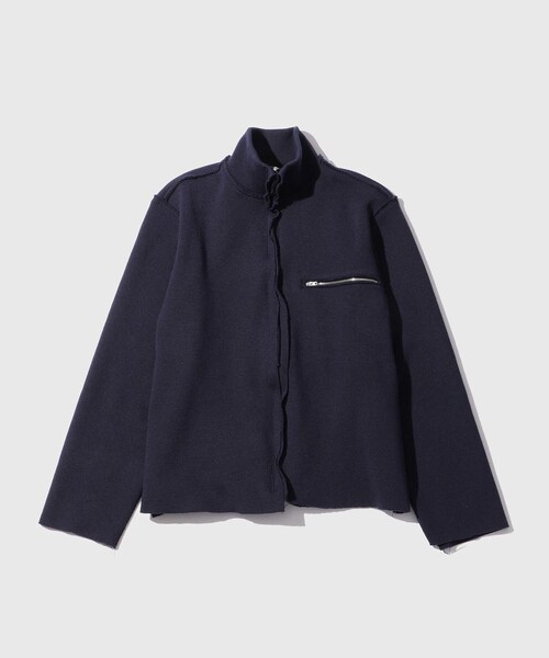 ADAM ET ROPE'(アダムエロペ)の「【CAMIEL FORTGENS/カミエル フォートヘンス】ZIP UP KNIT(ニット/セーター・メンズ・ネイビー・S/XS)」の3枚目の写真
