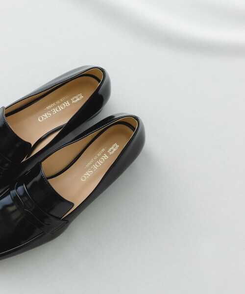 RODE SKO（ロデスコ）の「『MADE IN JAPAN』3cmヒールローファー（ローファー・レディース・BLACK/LIGHT GRAY・36/37/38）」の16枚目の写真