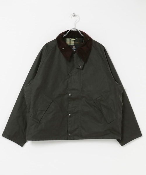 URBAN RESEARCH DOORS（アーバンリサーチドアーズ）の「Barbour　OS TRANSPORT WAX JACKET（テーラードジャケット・メンズ・BLACK/D.BROWN/SAGE・36/38/40）」の3枚目の写真