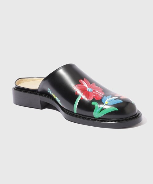 ADAM ET ROPE'(アダムエロペ)の「【KYOU/キョウ】BLOSSOM Hand Painted Sandals by HARUTA feat. MIO YAMAMOTO(サンダル・メンズ・ブラック・24.5/25.0/25.5/26.0/26.5/27.0)」の12枚目の写真