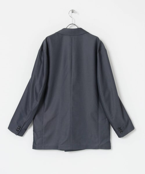 THE GOODLAND MARKET（ザグッドランドマーケット）の「『別注』MIDIUMISOLID×TGM　Double breasted jacket（テーラードジャケット・レディース・Blue/l.Beige/C.Gray・one）」の19枚目の写真