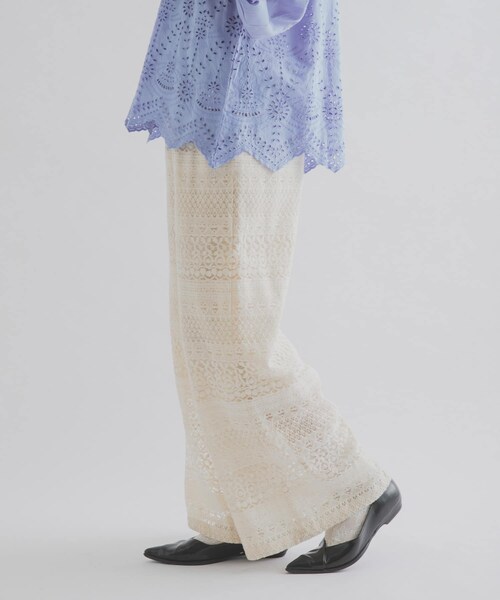 THE GOODLAND MARKET（ザグッドランドマーケット）の「FANAKA　レースパンツ（その他パンツ・レディース・OFF WHITE・Free）」の5枚目の写真