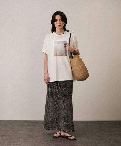 ADAM ET ROPE'（アダムエロペ）の「【KAMARO'AN（カマロアン）】Gourd Bucket Bag（ショルダーバッグ・レディース・ベージュ系・F）」の8枚目の写真