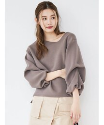 dazzlin | サイドネックボリュームトップス(Tシャツ/カットソー)