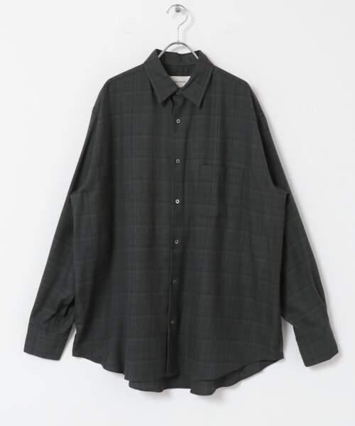 URBAN RESEARCH（アーバンリサーチ）の「MARKAWARE　COMFORT FIT SHIRTS（シャツ/ブラウス・メンズ・CHA CHK/GREIGE CHK・2/3）」の11枚目の写真