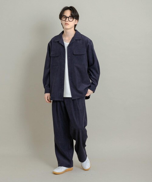 SENSE OF PLACE by URBAN RESEARCH（センスオブプレイスバイアーバンリサーチ）の「ブロックコーデュロイワイドスラックス（その他パンツ・メンズ・KHAKI/NAVY/BROWN・M/L）」の11枚目の写真