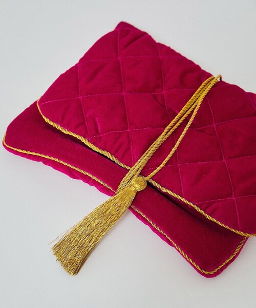 ADAM ET ROPE'（アダムエロペ）の「【J'aDoRe・店舗限定】【GIGI（ジジ）】Original jewelry pouch（ポーチ・レディース・ブラック/グリーン/ピンク・F）」の15枚目の写真