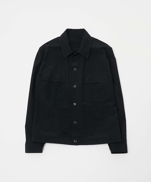 ADAM ET ROPE'(アダムエロペ)の「TRUCKER SHIRT JACKET(その他アウター・メンズ・ブラック/ネイビー・L/S/M)」の2枚目の写真