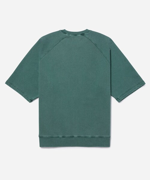 Saturdays NYC（サタデーズ ニューヨークシティ ）の「PIGMENT DYE SLASH SWEAT S/S TEE（Tシャツ/カットソー・メンズ・ブラック系/モスグリーン/サックス/ワイン系・L/M/S/XL）」の18枚目の写真