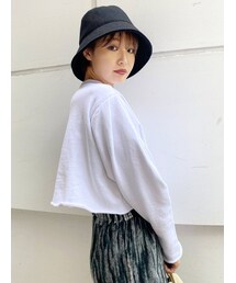 EMODA | ショルダータックショートプルオーバー(Tシャツ/カットソー)