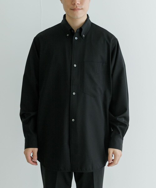 URBAN RESEARCH（アーバンリサーチ）の「nym　MINIMAL GAB BUTTONDOWN SHIRTS（シャツ/ブラウス・メンズ・NAVY/BLACK・M/L）」の8枚目の写真