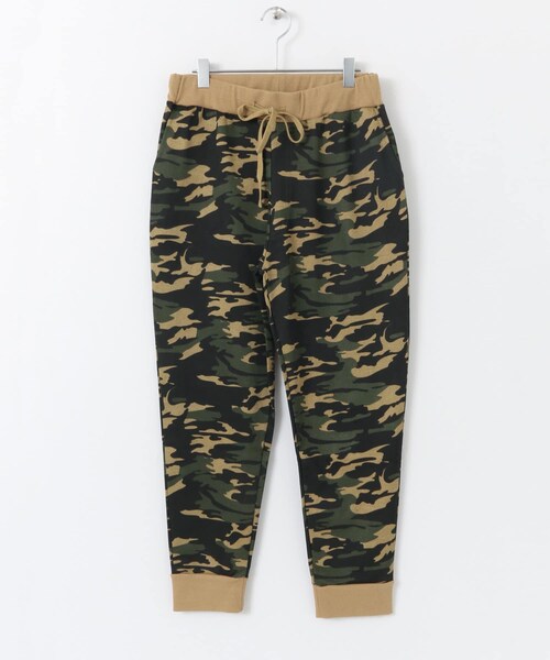 ITEMS URBANRESEARCH（アイテムズ アーバンリサーチ）の「カモフラ裏毛リブパンツ（スウェットパンツ・メンズ・CHA/D.BRN/L.BRN/RED・38/40）」の2枚目の写真