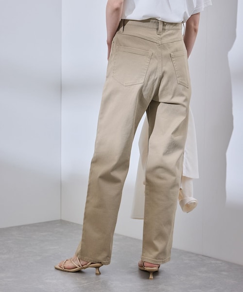 ROPE' PICNIC（ロペピクニック）の「【新色追加】【ウエスト革命デニム】ウエストシェイプハイライズマムジーンズ（デニムパンツ・レディース・ピンク/ベージュ・36/38/40）」の14枚目の写真