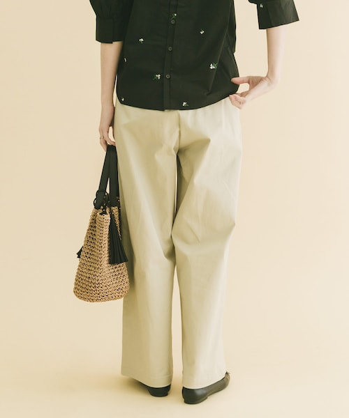 ITEMS URBANRESEARCH（アイテムズ アーバンリサーチ）の「ストレッチチノパンツ（チノパンツ・レディース・CML/L.BEG/NVY・S/M）」の15枚目の写真