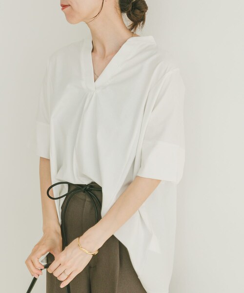 ITEMS URBANRESEARCH（アイテムズ アーバンリサーチ）の「フハクライクスキッパープルオーバー（Tシャツ/カットソー・レディース・BLU/BLK/WHT・FREE）」の5枚目の写真