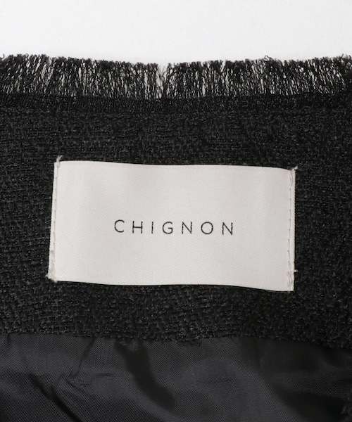 URBAN RESEARCH ROSSO（アーバンリサーチロッソ）の「CHIGNON　ツイードショートベスト（ベスト・レディース・CAMEL/BLACK・Free）」の14枚目の写真