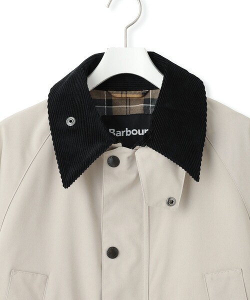 ADAM ET ROPE'(アダムエロペ)の「【Barbour for ADAM ET ROPE'】別注Shirring Bedale(その他アウター・レディース・ブラック/ベージュ・34/36)」の22枚目の写真