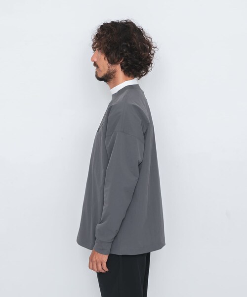 URBAN RESEARCH Sonny Label（アーバンリサーチサニーレーベル）の「OOPS　吸汗速乾UVカット機能Tシャツ（その他トップス・メンズ・GRAY/BLACK・M/L/XL）」の20枚目の写真