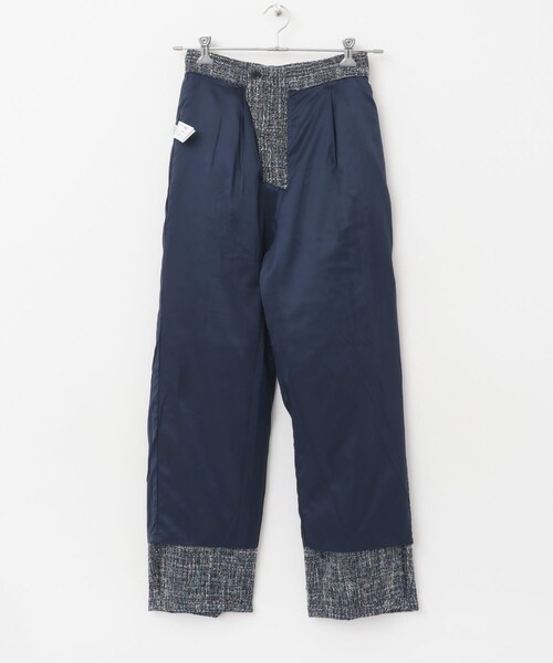 URBAN RESEARCH ROSSO（アーバンリサーチロッソ）の「F by ROSSO　ツイードビスチェ+ワイドパンツ（セットアップ・レディース・BLUE/BLACK・36/38）」の16枚目の写真