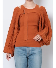 Ungrid | ケーブルニットボレロアンサンブル(カーディガン/ボレロ)