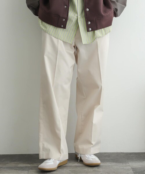 SENSE OF PLACE by URBAN RESEARCH（センスオブプレイスバイアーバンリサーチ）の「センタープレスストレートタックチノパンツ（チノパンツ・メンズ・GREIGE/BLACK・M/L）」の18枚目の写真
