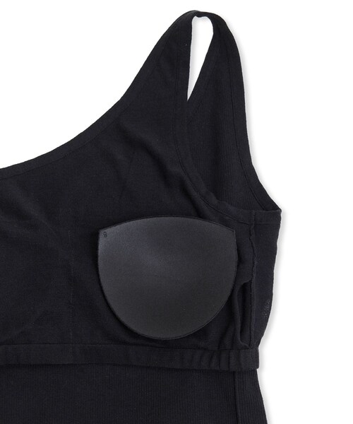 ADAM ET ROPE'（アダムエロペ）の「シルク混ワンショルタンクトップ（タンクトップ・レディース・ブラック/ダークブラウン系/ブルー系・F）」の22枚目の写真