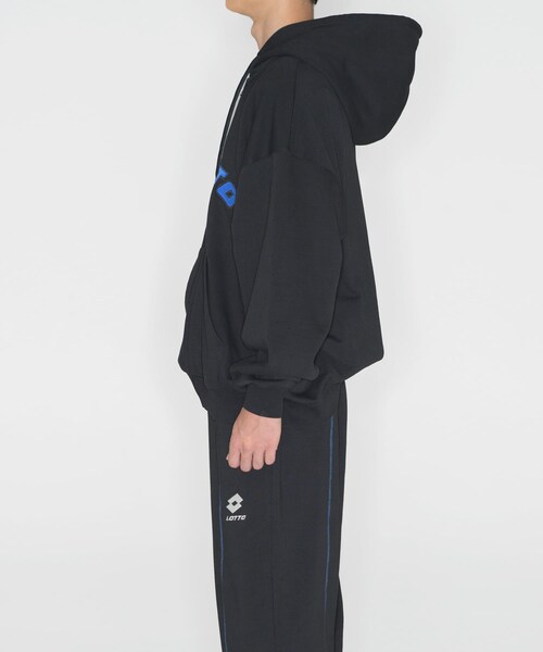 URBAN RESEARCH（アーバンリサーチ）の「LOTTO　ARCH LOGO ZIP HOODIE（スウェット・メンズ・GRAY/NAVY/BLACK・M/L/XL/XXL）」の8枚目の写真