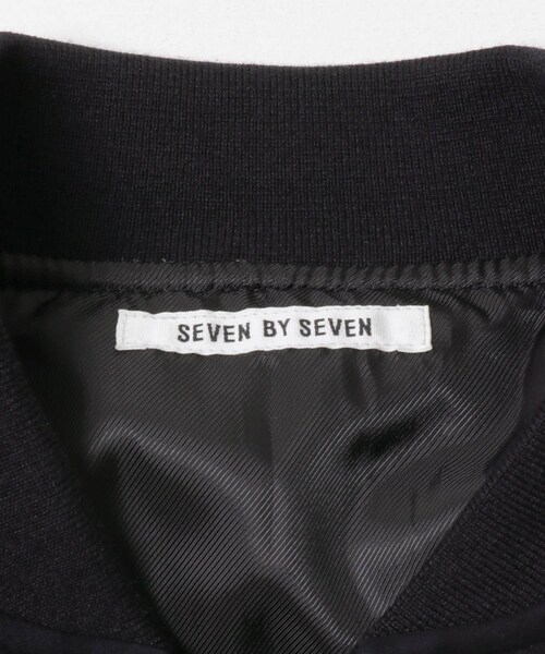 URBAN RESEARCH（アーバンリサーチ）の「SEVEN BY SEVEN　LEATHER MA-1 BLOUSON（ブルゾン・メンズ・010 BLK・M/L）」の11枚目の写真