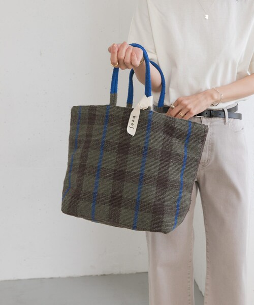 beej　recycle c woven totebag