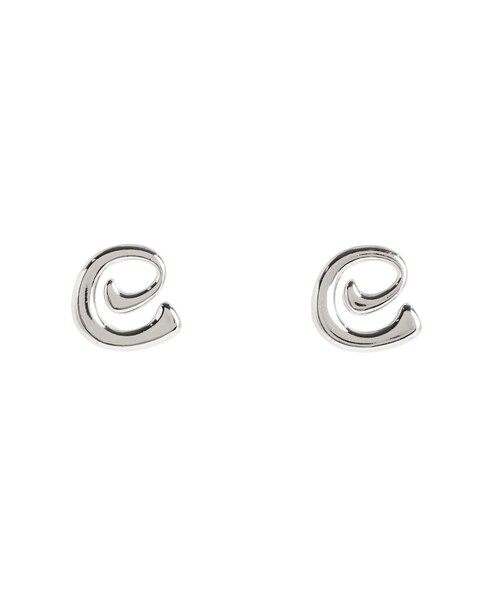 EMODA（エモダ）の「プランプEマークピアス（ピアス（両耳用）・レディース・シルバー/ゴールド・F）」の2枚目の写真