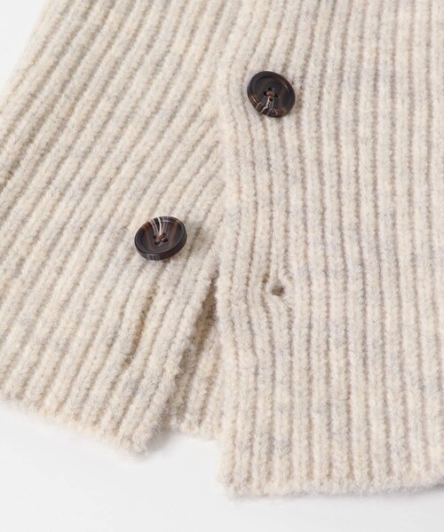 SENSE OF PLACE by URBAN RESEARCH（センスオブプレイスバイアーバンリサーチ）の「サイドスリットウォーマー（ネックウォーマー/スヌード・レディース・CHARCOAL/IVORY・one）」の10枚目の写真