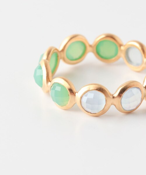 URBAN RESEARCH（アーバンリサーチ）の「ラウンドストーンエタニティリング（リング・レディース・レモン×スモーキー/シーブル×クリソ/ローズ×インカ/グレー×ターコ/ラブラドライト/ルチルクォーツ・11/13）」の16枚目の写真