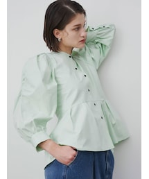 ELENDEEK | SOFT PEPLUM 2WAY BL(シャツ/ブラウス)