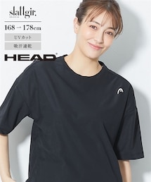 HEAD　高身長　シルキーストレッチサイドタックＴシャツ（ＵＶカット・吸汗速乾）（トールサイズ）