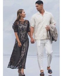 LAGUNAMOON | LADYパネルレースワンピース(ドレス)