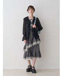 jouetie | レースドッキングフリルキャミワンピース(ワンピース)